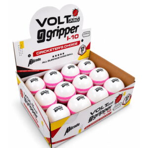 Volt Pro Gripper Seam Wind Ball is designed for swing and seam bowling practice. With a lightweight 90g construction and coloured seam, it is suitable for cricket training, coaching, and recreational play.
