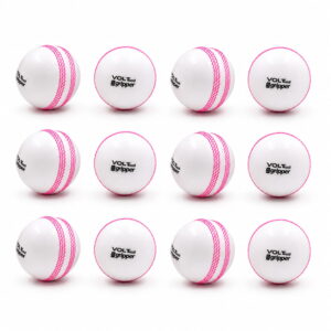 Volt Pro Gripper Seam Wind Ball is designed for swing and seam bowling practice. With a lightweight 90g construction and coloured seam, it is suitable for cricket training, coaching, and recreational play.