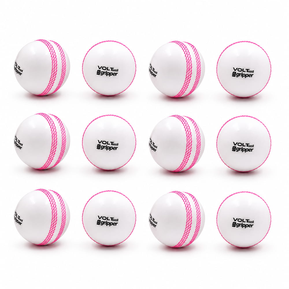 Volt Pro Gripper Seam Wind Ball is designed for swing and seam bowling practice. With a lightweight 90g construction and coloured seam, it is suitable for cricket training, coaching, and recreational play.