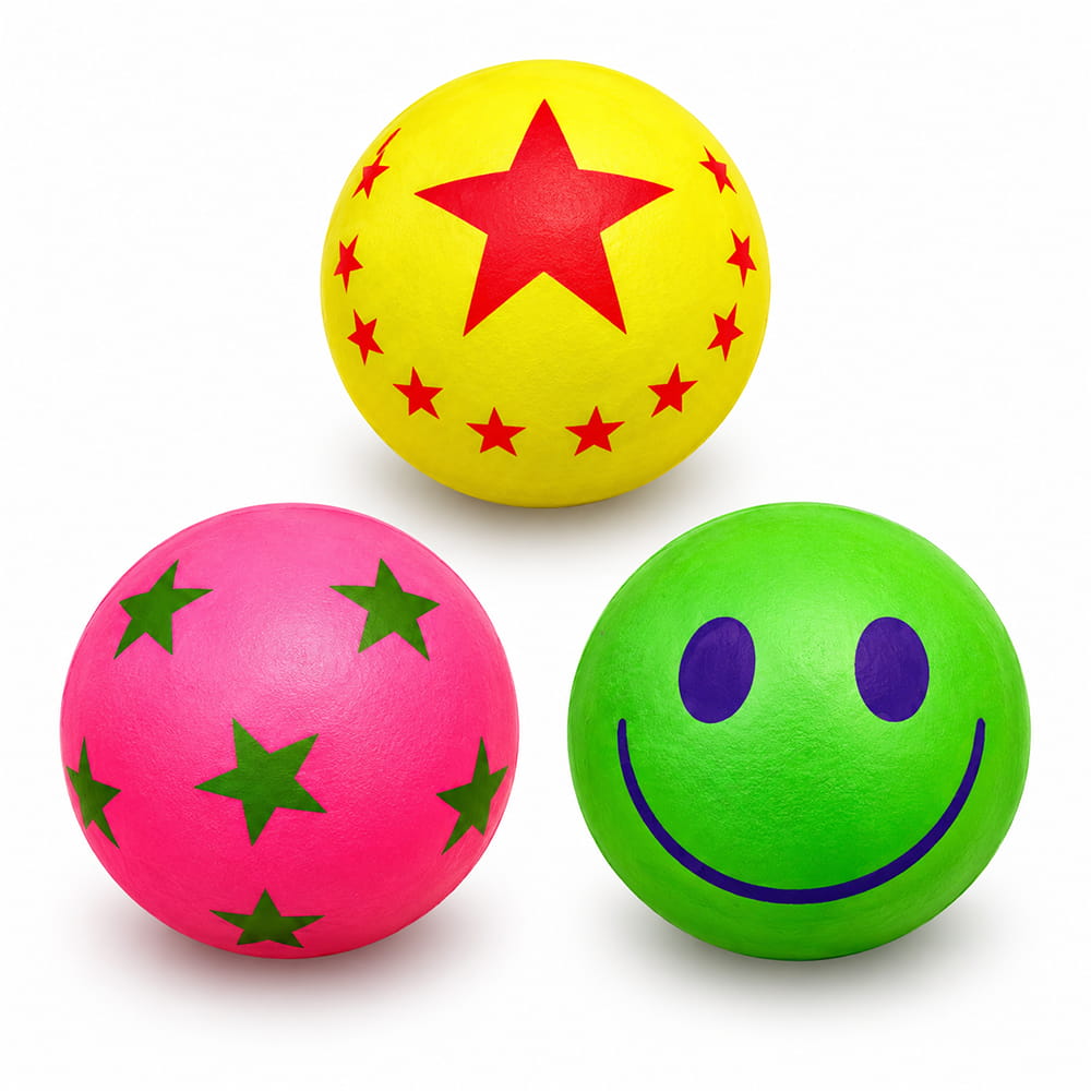 Enjoy fun and active play with Hello Friends Bingo Balls. This pack includes 12 premium designer rubber balls in a convenient pet jar, perfect for bouncing games and indoor or outdoor play. Enjoy fun and active play with Hello Friends Bingo Balls. This pack includes 12 premium designer rubber balls in a convenient pet jar, perfect for bouncing games and indoor or outdoor play.