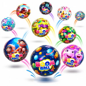 Hello Friends Boom Ball is a soft sponge ball designed for safe and fun play. It weighs 70 g and measures 70 mm, making it easy to handle for throwing, catching, bouncing, and active play.