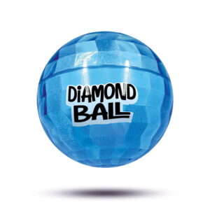 Hello Friends Diamond Ball 6 Inch is a soft and durable PVC playground ball featuring an attractive 3D diamond pattern. Its lightweight design and good bounce make it suitable for kids' indoor and outdoor games.