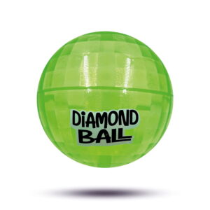 Hello Friends Diamond Ball 6 Inch is a soft and durable PVC playground ball featuring an attractive 3D diamond pattern. Its lightweight design and good bounce make it suitable for kids' indoor and outdoor games.