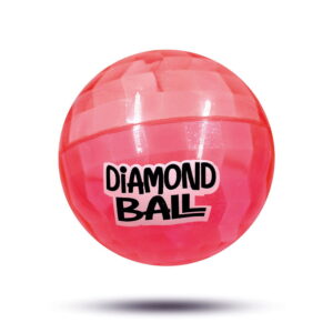 Hello Friends Diamond Ball 6 Inch is a soft and durable PVC playground ball featuring an attractive 3D diamond pattern. Its lightweight design and good bounce make it suitable for kids' indoor and outdoor games.