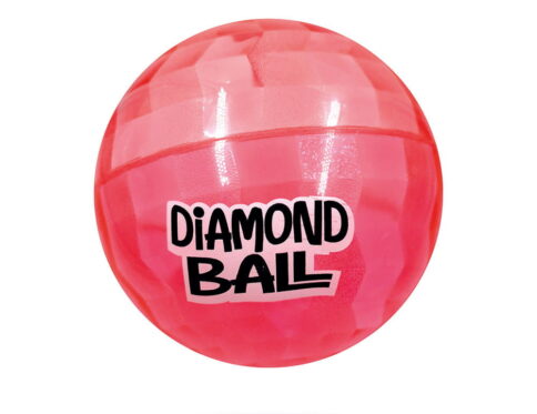 Hello Friends Diamond Ball 6 Inch is a soft and durable PVC playground ball featuring an attractive 3D diamond pattern. Its lightweight design and good bounce make it suitable for kids' indoor and outdoor games.