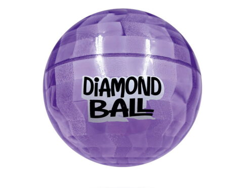 Hello Friends Diamond Ball 6 Inch is a soft and durable PVC playground ball featuring an attractive 3D diamond pattern. Its lightweight design and good bounce make it suitable for kids' indoor and outdoor games.