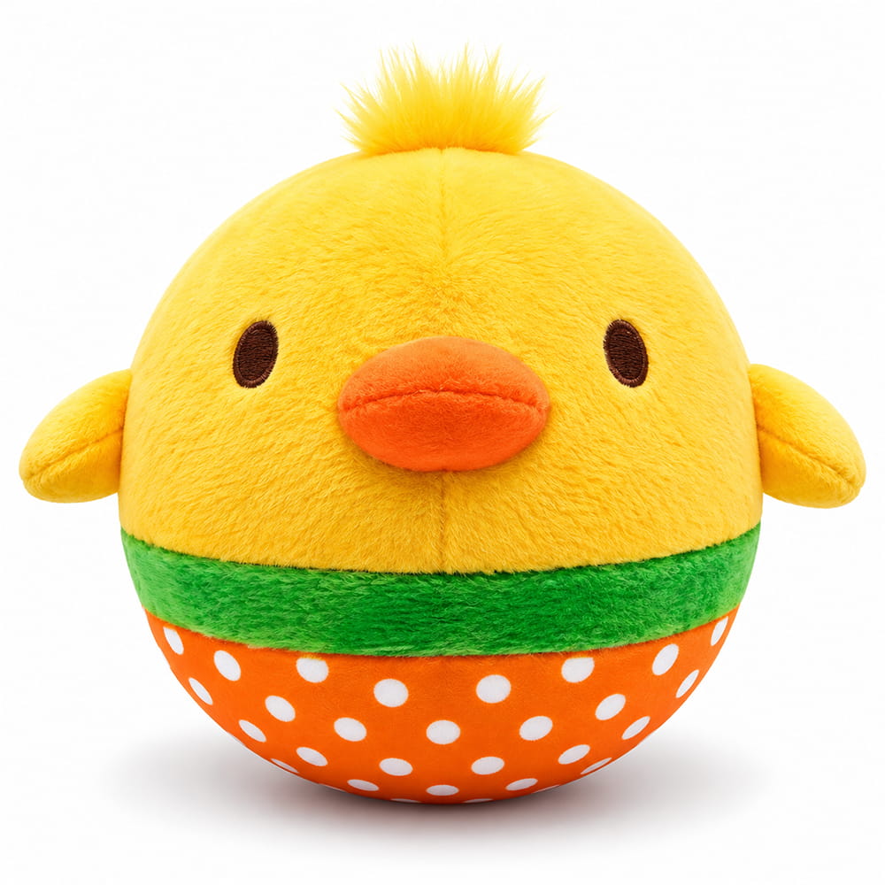 The Hello Friends Fluffy Duck Bouncing Plush Ball adds a fun character design to playtime. Its 8-inch size is convenient for active games, while the soft feel and gentle bounce make it enjoyable for children and families. Pouch and air pump included." The Hello Friends Fluffy Duck Bouncing Plush Ball adds a fun character design to playtime. Its 8-inch size is convenient for active games, while the soft feel and gentle bounce make it enjoyable for children and families. Pouch and air pump included."
