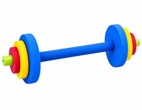 Hello Friends EVA Foam Barbell is designed for fun kids fitness and active play. Made with premium EVA foam and an easy-grip design, it is suitable for simple arm-strengthening exercises, movement activities, and active play.