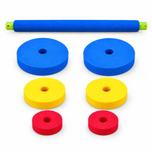 Hello Friends EVA Foam Barbell is designed for fun kids fitness and active play. Made with premium EVA foam and an easy-grip design, it is suitable for simple arm-strengthening exercises, movement activities, and active play.