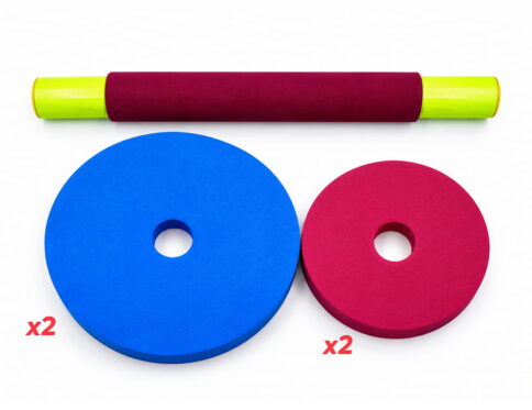 Hello Friends EVA Foam Dumbbell Set is designed for fun kids fitness and active play. Made with premium EVA foam and easy-grip handles, it is suitable for bicep curls, arm-strengthening activities, and simple exercise routines.