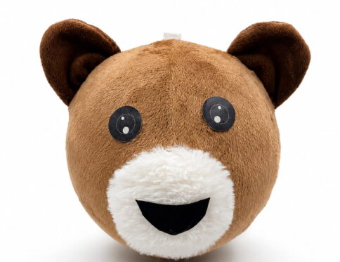 The Hello Friends Fluffy Bear Bouncing Plush Ball is a fun addition to playtime. With its soft feel and 6-inch size, it is easy to hold, toss, and bounce. Designed for indoor and outdoor activities and comes with a pouch and air pump.