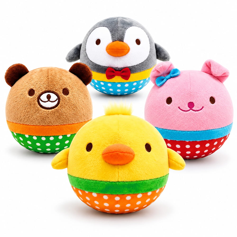 Add a cute touch to playtime with the Hello Friends Fluffy Bear Bouncing Plush Ball. This 8-inch ball is soft, easy to handle, and made for gentle bouncing and active games. Comes with a pouch and air pump for convenient use.