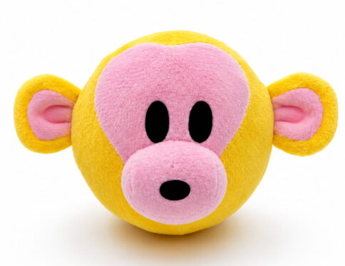 Make active play more fun with the Hello Friends Fluffy Monkey Bouncing Plush Ball. The 6-inch size is convenient for children and families, while its soft design offers a gentle bounce. Includes a pouch and air pump for added convenience.