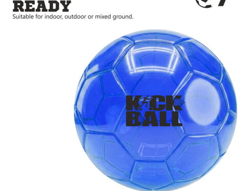 Hello Friends Football Pattern Kick Ball 7 Inch is a lightweight and durable PVC play ball designed for kids. Its easy-to-handle size and bouncy performance make it suitable for kicking, throwing, catching, and active indoor or outdoor games.