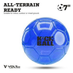 Hello Friends Football Pattern Kick Ball 7 Inch is a lightweight and durable PVC play ball designed for kids. Its easy-to-handle size and bouncy performance make it suitable for kicking, throwing, catching, and active indoor or outdoor games.