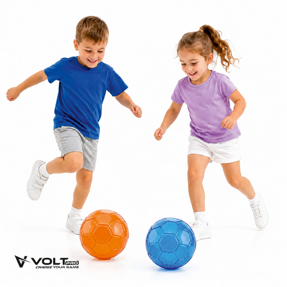 Hello Friends Football Pattern Kick Ball 7 Inch is a lightweight and durable PVC play ball designed for kids. Its easy-to-handle size and bouncy performance make it suitable for kicking, throwing, catching, and active indoor or outdoor games.
