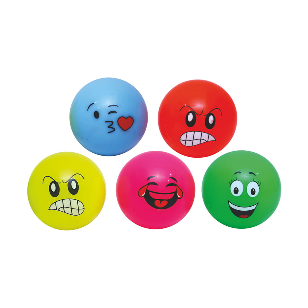 Make playtime more fun with Hello Friends Fun Emoji Balls featuring colourful emoji prints on soft PVC balls. Each ball measures 2.5 inches and the pack includes 24 pieces in a convenient PDQ box, ideal for fun and recreational play.