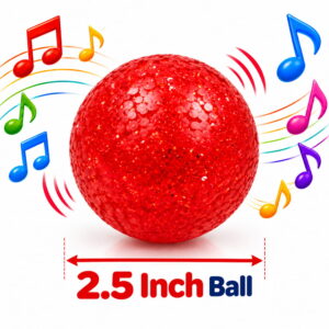 "Make playtime more engaging with the Hello Friends Happy Rattle Ball. These 2.5-inch balls feature a musical rattle design that produces sound when shaken or moved. The crystal-style design gives each ball an attractive and playful appearance. The 2.5-inch size makes the balls convenient to hold, shake and use during play. Made with non-toxic material, the balls are designed for comfortable everyday play. The pack includes 20 Happy Rattle Balls stored in a convenient Pet Jar for easy storage and display. Product Highlights: MUSICAL RATTLE: Fun sound during play CRYSTAL DESIGN: Attractive appearance 2.5-INCH SIZE: Easy to hold NON-TOXIC MATERIAL: Suitable for regular play 20-PIECE PACK: 20 balls included PET JAR: Easy storage and display"