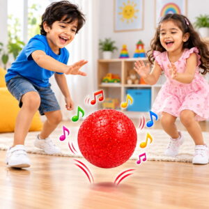 "Make playtime more engaging with the Hello Friends Happy Rattle Ball. These 2.5-inch balls feature a musical rattle design that produces sound when shaken or moved. The crystal-style design gives each ball an attractive and playful appearance. The 2.5-inch size makes the balls convenient to hold, shake and use during play. Made with non-toxic material, the balls are designed for comfortable everyday play. The pack includes 20 Happy Rattle Balls stored in a convenient Pet Jar for easy storage and display. Product Highlights: MUSICAL RATTLE: Fun sound during play CRYSTAL DESIGN: Attractive appearance 2.5-INCH SIZE: Easy to hold NON-TOXIC MATERIAL: Suitable for regular play 20-PIECE PACK: 20 balls included PET JAR: Easy storage and display"