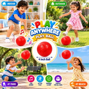 Hello Friends Happy Rattle Ball is a 4-inch musical crystal ball designed to make a gentle rattling sound during play. The pack includes 1 piece. Hello Friends Happy Rattle Ball is a 4-inch musical crystal ball designed to make a gentle rattling sound during play. The pack includes 1 piece.