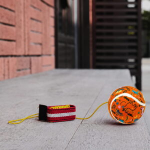 Hello Friends Rebound Ball Return Ball Yo-Yo features a 2.5-inch tennis-style ball attached to a string and strap for catching, bouncing, and throwing practice. The connected design allows repeated return play and makes it a fun choice for kids, active play, and outdoor recreation.