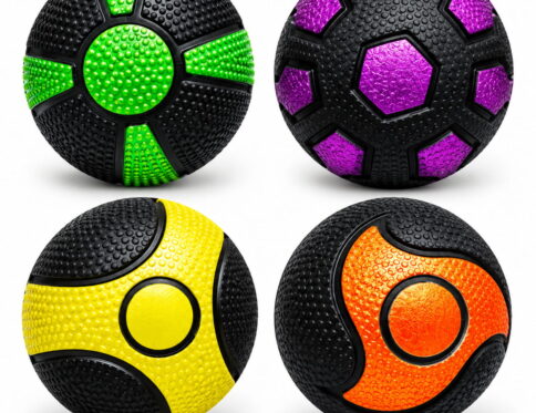 Add more fun to playtime with Hello Friends Sun Balls. These 2.5-inch designer rubber hollow balls are made for high-bouncing play and come in a convenient 12-piece box pack, ideal for active recreational activities.