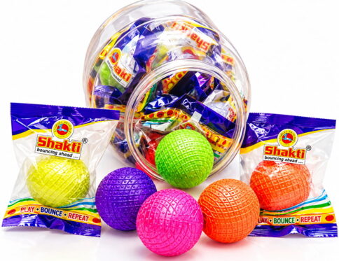 Make playtime more exciting with Hello Friends Wonder Mini Designer Bouncing Balls. These 2-inch balls feature attractive designer patterns and are packed as 35 pieces in a convenient pet jar for easy storage and display.