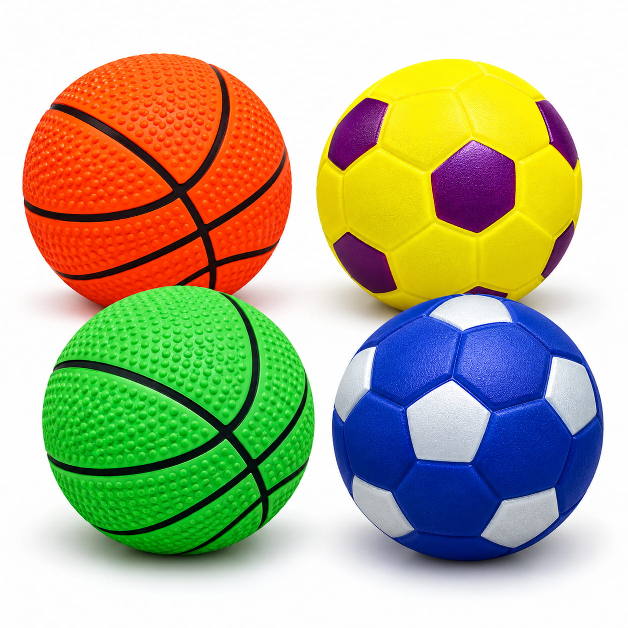 Make playtime more fun with Hello Friends Wonder Toy Balls. These 2.5-inch soft and spongy bouncing balls come in football and basketball designs, packed as 12 pieces in a convenient PDQ box.