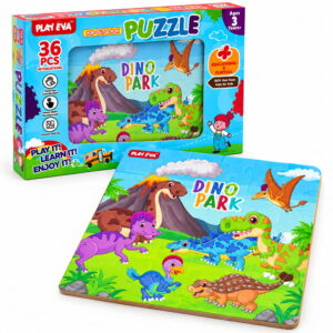 Educational and fun UV Printed Interlocking Puzzle designed for screen-free play. Made with non-toxic and child-safe materials, it includes 36 pieces and measures 12 x 12 inches. A fun activity for children to enjoy while developing concentration and problem-solving skills.