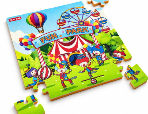 Educational and fun UV Printed Interlocking Puzzle designed for screen-free play. Made with non-toxic and child-safe materials, it includes 36 pieces and measures 12 x 12 inches. A fun activity for children to enjoy while developing concentration and problem-solving skills.