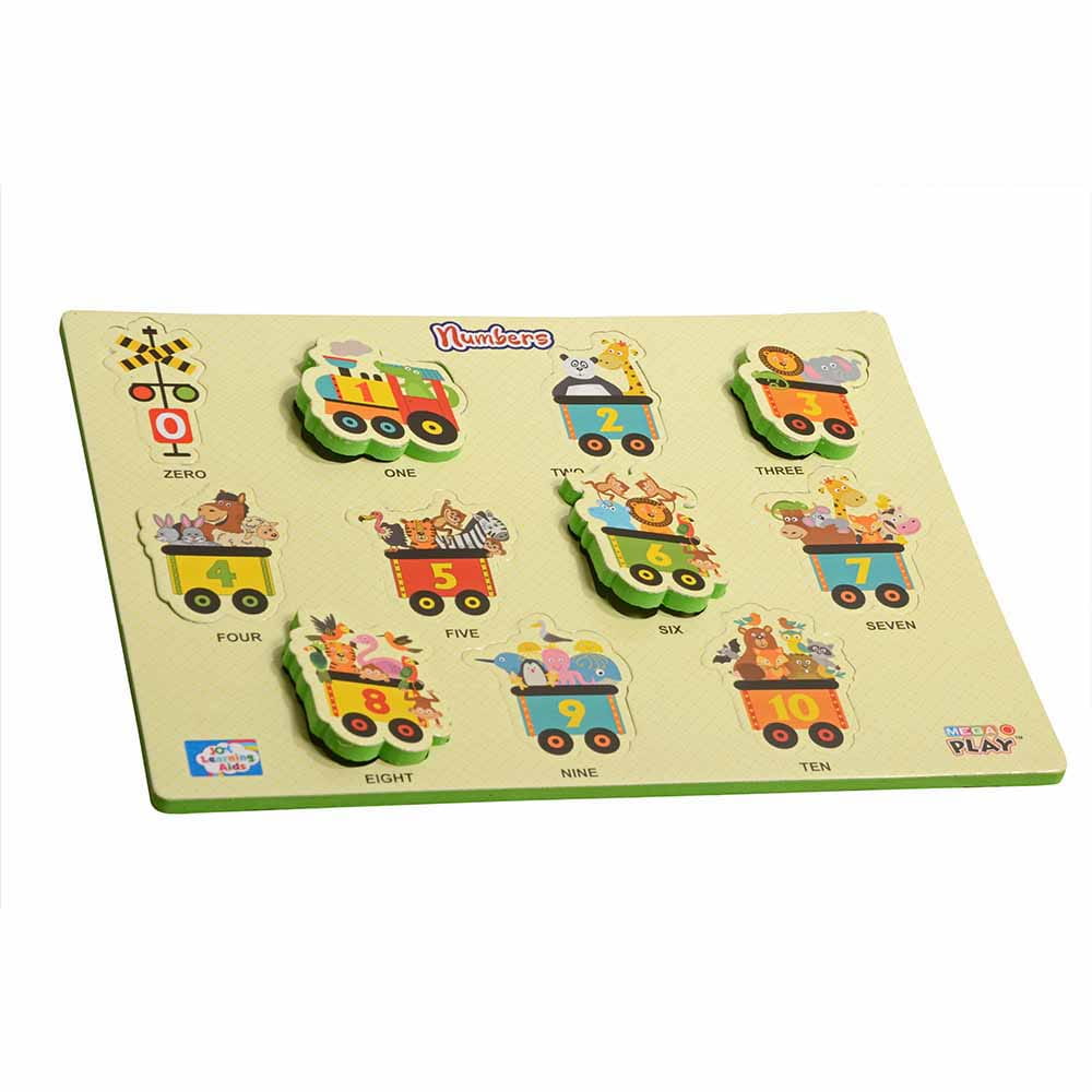 Play Eva Number Learning Puzzle introduces children to numbers through a simple and engaging hands-on activity. The EVA foam puzzle board features easy-to-place number pieces that encourage early counting and number recognition.