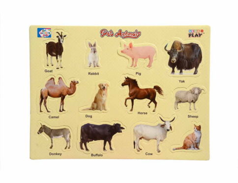 Play Eva Pet Animal Learning Puzzle helps children explore familiar pet animals through interactive puzzle play. The EVA foam board includes colourful animal illustrations and easy-to-handle pieces for enjoyable learning activities.