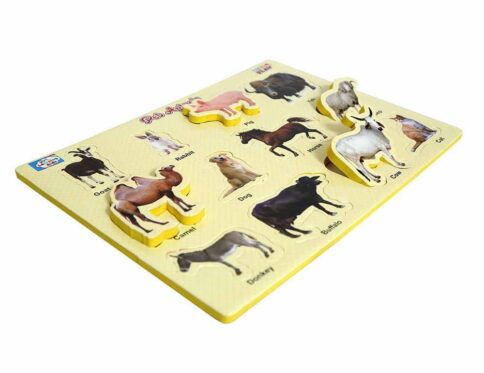 Play Eva Pet Animal Learning Puzzle helps children explore familiar pet animals through interactive puzzle play. The EVA foam board includes colourful animal illustrations and easy-to-handle pieces for enjoyable learning activities.