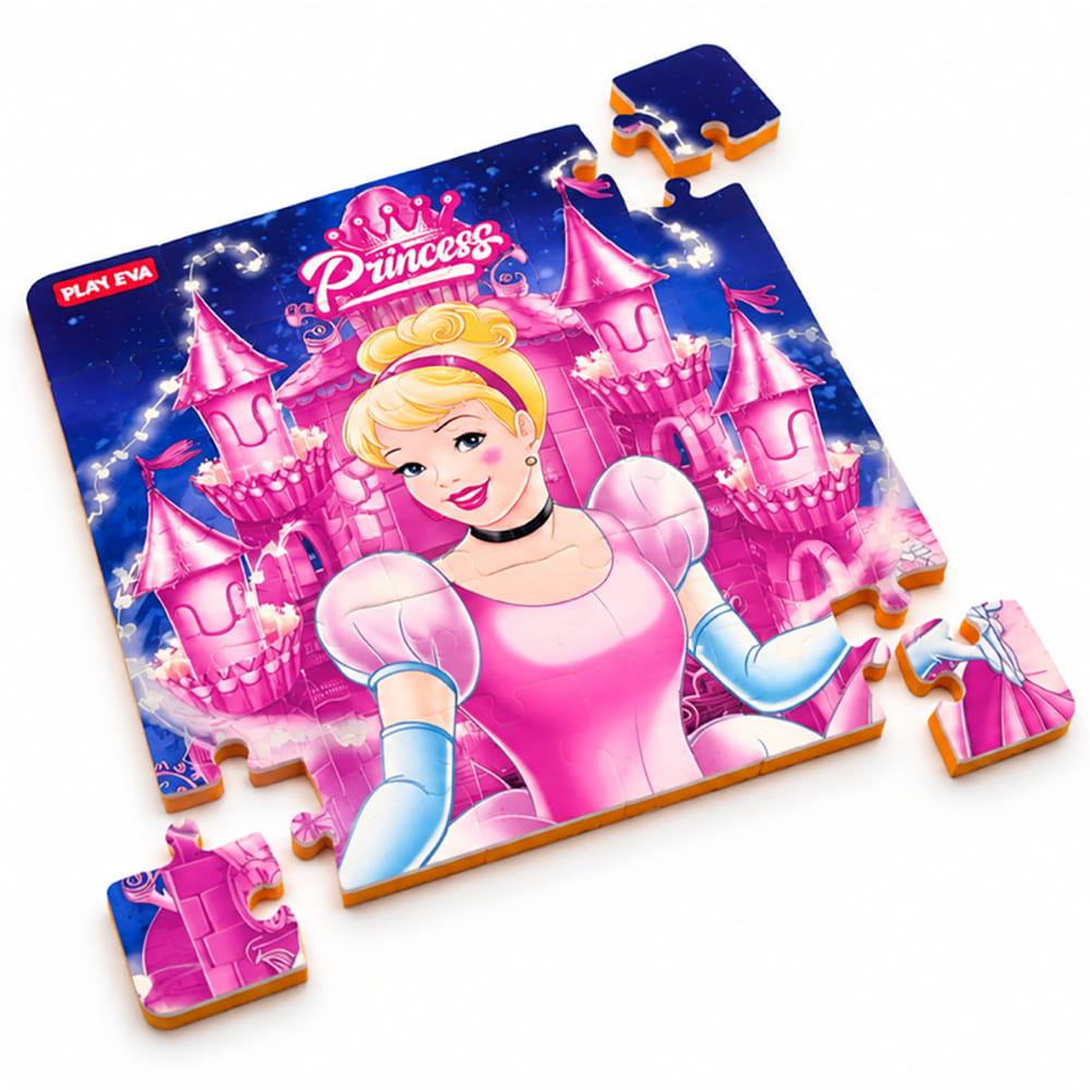 Educational and fun UV Printed Interlocking Puzzle designed for screen-free play. Made with non-toxic and child-safe materials, it includes 36 pieces and measures 12 x 12 inches. A fun activity for children to enjoy while developing concentration and problem-solving skills.