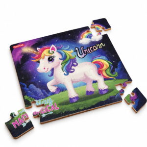 Educational and fun UV Printed Interlocking Puzzle designed for screen-free play. Made with non-toxic and child-safe materials, it includes 36 pieces and measures 12 x 12 inches. A fun activity for children to enjoy while developing concentration and problem-solving skills.