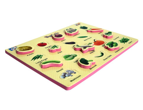 Play Eva Vegetable Learning Puzzle introduces children to common vegetables through colourful and interactive puzzle activities. The lightweight EVA foam board features simple cut-out pieces that are easy for young children to handle.