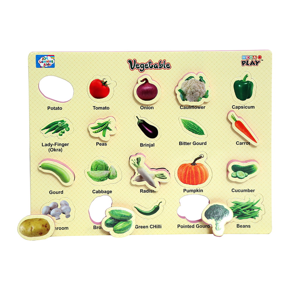 Play Eva Vegetable Learning Puzzle introduces children to common vegetables through colourful and interactive puzzle activities. The lightweight EVA foam board features simple cut-out pieces that are easy for young children to handle. Play Eva Vegetable Learning Puzzle introduces children to common vegetables through colourful and interactive puzzle activities. The lightweight EVA foam board features simple cut-out pieces that are easy for young children to handle.