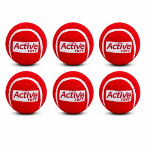 Volt Pro Active Red Cricket Tennis Balls feature a durable rubber core and premium felt covering for consistent handling and reliable performance. Suitable for practice, gully cricket, outdoor games, and matches.