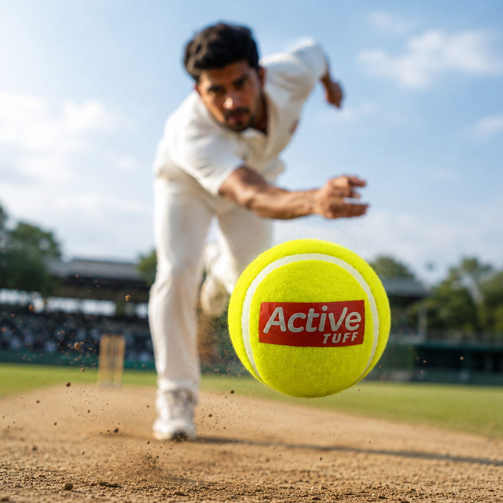 Volt Pro Active Red Cricket Tennis Balls are designed with a durable rubber core and premium felt covering for reliable performance. Suitable for gully cricket, practice sessions, training, and matches.