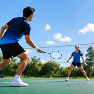 Volt Pro Badminton Shuttlecock Combo includes 5 plastic and 5 feather shuttlecocks, offering a convenient combination for badminton practice, training, recreational games, and everyday play. Volt Pro Badminton Shuttlecock Combo includes 5 plastic and 5 feather shuttlecocks, offering a convenient combination for badminton practice, training, recreational games, and everyday play.
