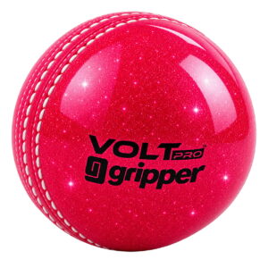 Volt Pro Glitter Wind Balls feature bright neon colours and a coloured seam for better visibility during cricket practice. The 90g lightweight construction makes them suitable for training, swing practice, and recreational play.