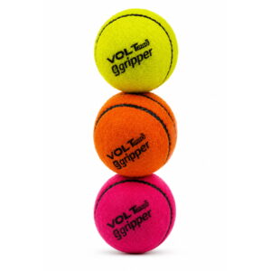 Volt Pro Gripper Seam Cricket Tennis Ball Set includes 3 colourful cricket tennis balls designed for practice and recreational play. Lightweight construction and seam design help players enjoy swing-focused cricket sessions.
