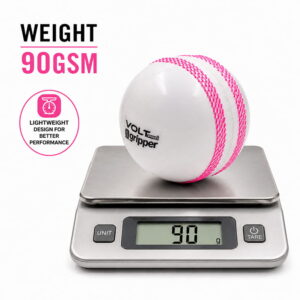 Volt Pro Gripper Seam Wind Ball is designed for swing and seam bowling practice. With a lightweight 90g construction and coloured seam, it is suitable for cricket training, coaching, and recreational play.