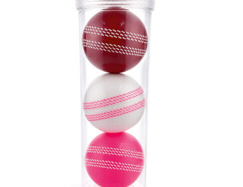Volt Pro Gripper Seam Wind Ball Set includes 3 lightweight cricket balls designed for swing and seam bowling practice. Suitable for training, coaching, recreational games, and cricket drills.