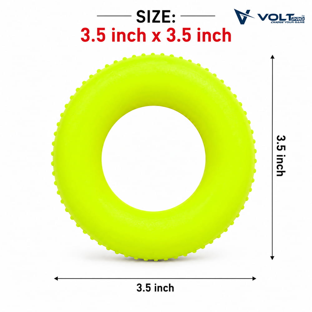 Volt Pro Hand Gripper Ring is designed for convenient hand, finger, wrist, and forearm strengthening exercises. Its flexible TPU construction and compact ring design make it suitable for daily fitness and grip training. Volt Pro Hand Gripper Ring is designed for convenient hand, finger, wrist, and forearm strengthening exercises. Its flexible TPU construction and compact ring design make it suitable for daily fitness and grip training.