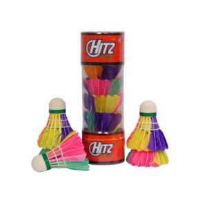 Volt Pro Hitz Colour Feather Shuttlecock Pack of 5 is designed for regular badminton training, practice, and recreational play. The feather construction with EVA cork base provides a stable and consistent flight experience during gameplay.