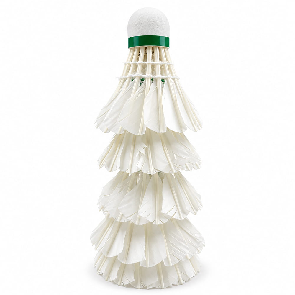 " Volt Pro Hitz White Feather Shuttlecock Pack of 5 is designed for reliable badminton practice and recreational play. With a feather construction and EVA cork base, it offers balanced handling and consistent flight. Suitable for beginners, regular players, training sessions, and outdoor practice." " Volt Pro Hitz White Feather Shuttlecock Pack of 5 is designed for reliable badminton practice and recreational play. With a feather construction and EVA cork base, it offers balanced handling and consistent flight. Suitable for beginners, regular players, training sessions, and outdoor practice."