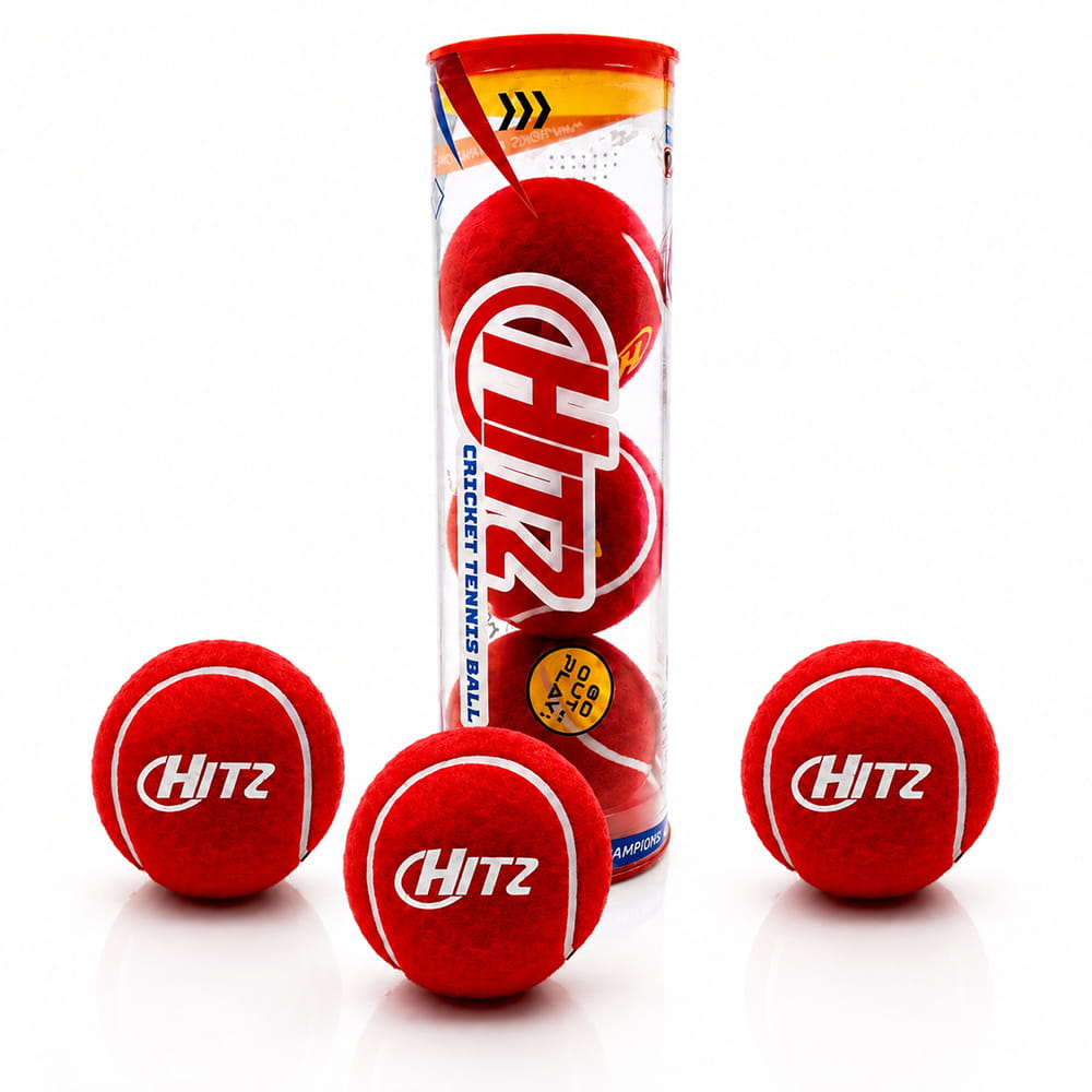 Volt Pro Hitz Cricket Tennis Balls feature a heavy-weight design with superior grade felt and a durable rubber core. Designed for better control and consistent performance during cricket practice, training, and matches.
