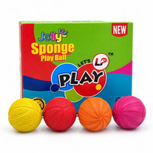 Volt Pro Jolly Sponge Play Rubber Ball is a premium sponge rubber ball designed for fun, active play, recreational games, and practice. With a 2-inch size and high-bounce design, it is easy to handle and suitable for kids and everyday indoor or outdoor play.