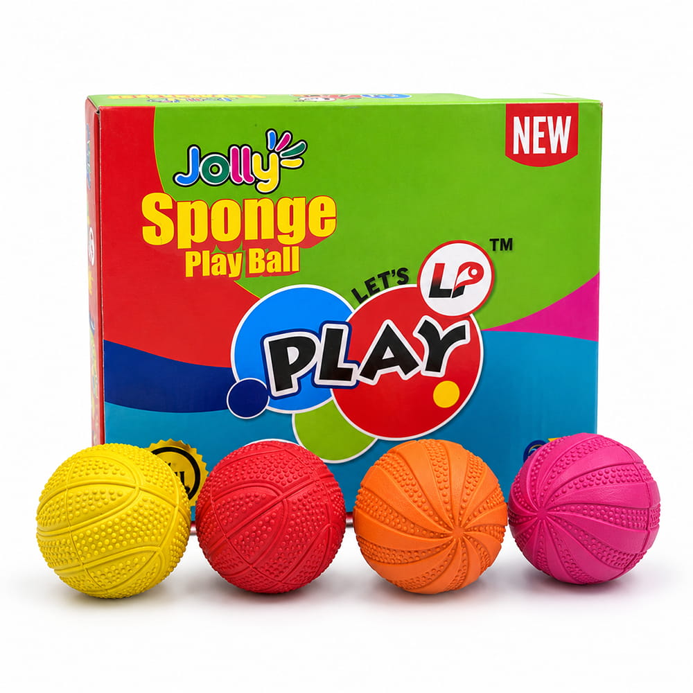 Volt Pro Jolly Sponge Play Rubber Ball is a premium sponge rubber ball designed for fun, active play, recreational games, and practice. With a 2-inch size and high-bounce design, it is easy to handle and suitable for kids and everyday indoor or outdoor play. Volt Pro Jolly Sponge Play Rubber Ball is a premium sponge rubber ball designed for fun, active play, recreational games, and practice. With a 2-inch size and high-bounce design, it is easy to handle and suitable for kids and everyday indoor or outdoor play.